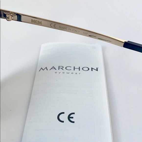 MCM Sunglasses MCM645S 733 Shiny Gold/ Black - Picture 7 of 7